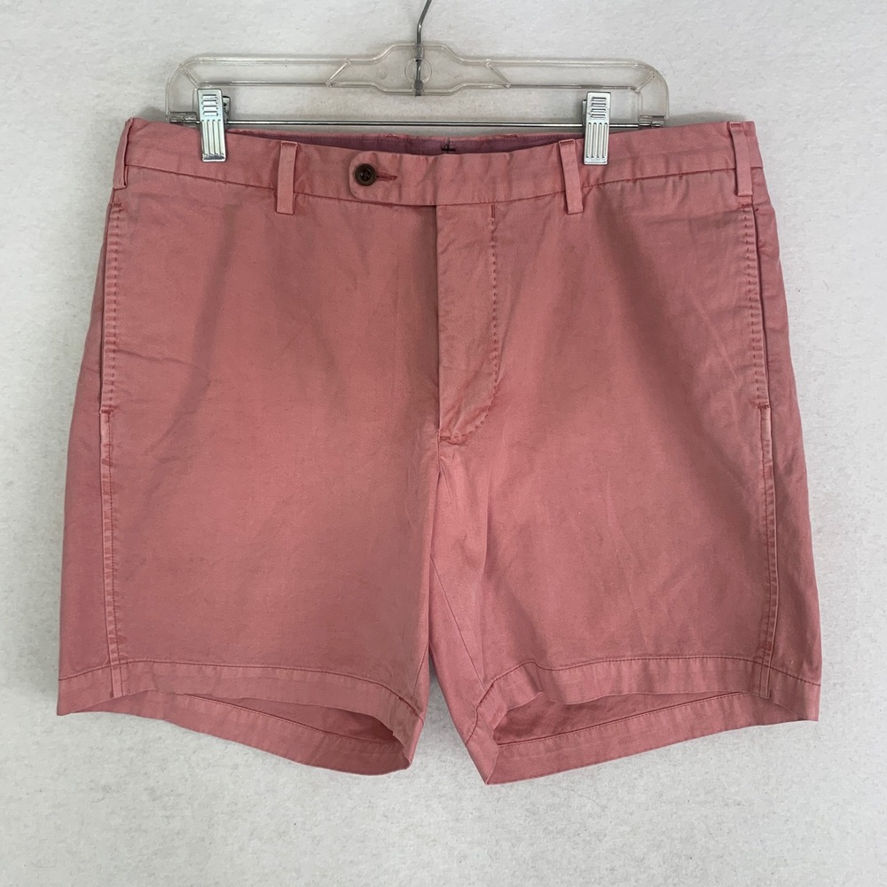 Sid Mashburn Garment-Dyed Short in Nantucket AP Twill Red Casual Summer